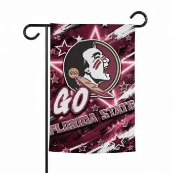 Florida State Seminoles Garden Flag Customized Glowing Star Garnet Best Selling