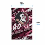 Florida State Seminoles Garden Flag Customized Glowing Star Garnet Best Selling