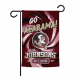 Florida State Seminoles Garden Flag Customized Swirl Vortex Garnet Best Selling