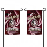 Florida State Seminoles Garden Flag Customized Swirl Vortex Garnet Best Selling