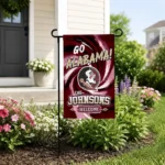 Florida State Seminoles Garden Flag Customized Swirl Vortex Garnet Best Selling
