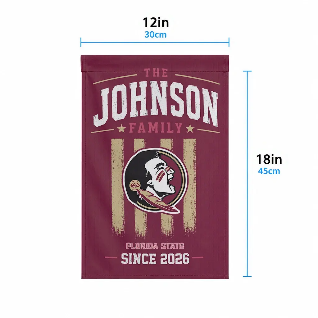 Florida State Seminoles Garden Flag Personalized Distressed Stripes Garnet High Quality Florida State Seminoles Garden Flag Personalized Distressed Stripes Garnet High Quality