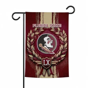 Florida State Seminoles Garden Flag Personalized Laurel Wreath Garnet Best Selling