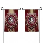 Florida State Seminoles Garden Flag Personalized Laurel Wreath Garnet Best Selling