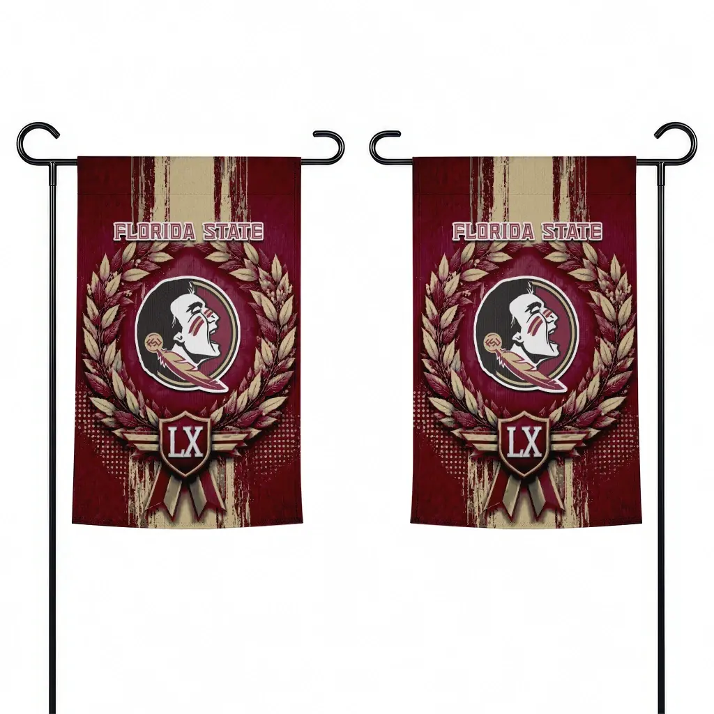 Florida State Seminoles Garden Flag Personalized Laurel Wreath Garnet Fashion Forward Florida State Seminoles Garden Flag Personalized Laurel Wreath Garnet Fashion Forward