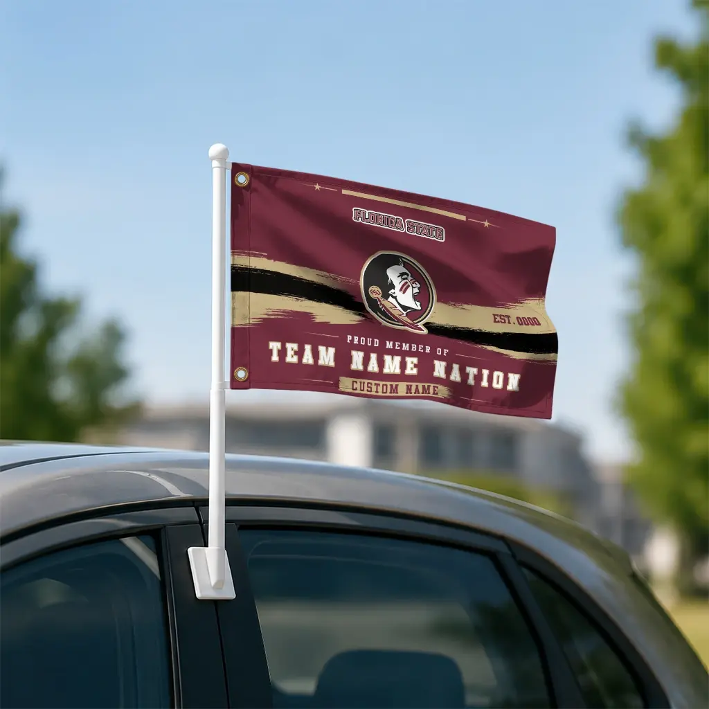 Florida State Seminoles House Flag Custom Brushed Streaks Garnet Latest Model Florida State Seminoles House Flag Custom Brushed Streaks Garnet Latest Model