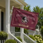 Florida State Seminoles House Flag Custom Ornate Border Garnet Best Selling