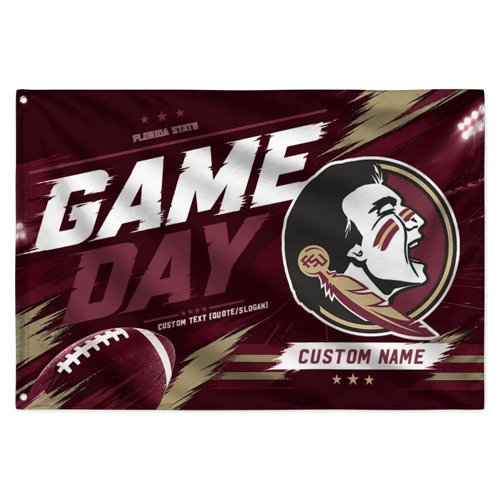 Florida State Seminoles House Flag Customized Action Streaks Garnet Best Selling Florida State Seminoles House Flag Customized Action Streaks Garnet Best Selling