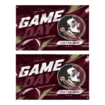 Florida State Seminoles House Flag Customized Action Streaks Garnet Best Selling
