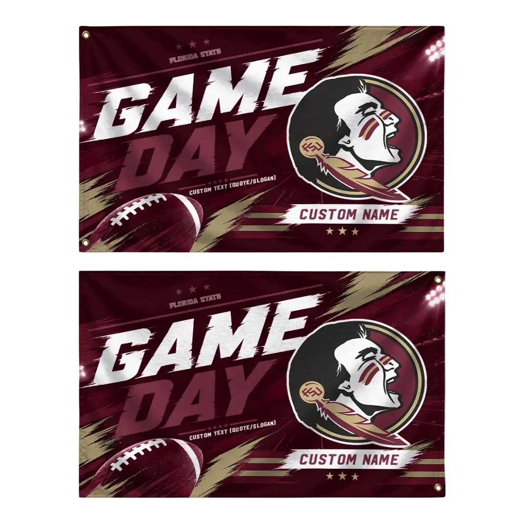 Florida State Seminoles House Flag Customized Action Streaks Garnet Fashion Forward Florida State Seminoles House Flag Customized Action Streaks Garnet Fashion Forward