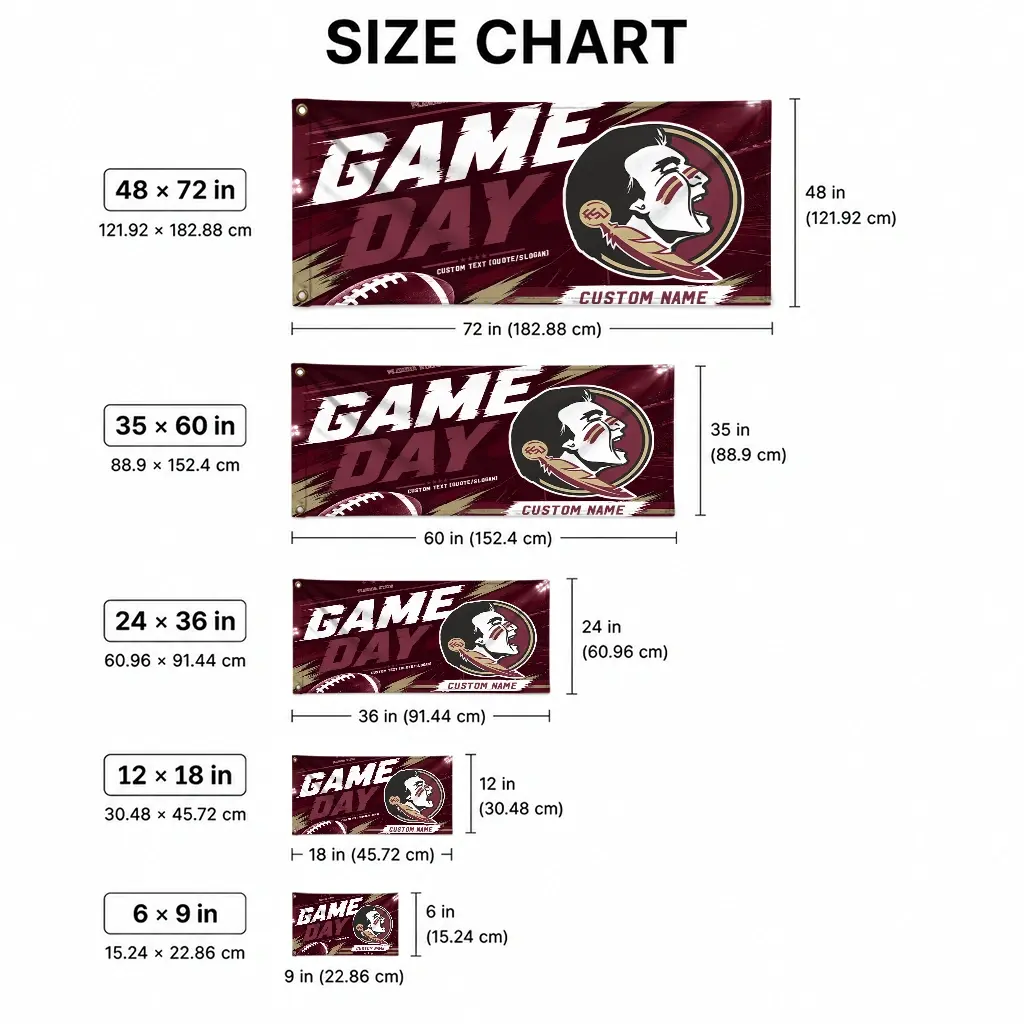 Florida State Seminoles House Flag Customized Action Streaks Garnet High Quality Florida State Seminoles House Flag Customized Action Streaks Garnet High Quality