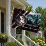 Florida State Seminoles House Flag Customized Diagonal Stripes Garnet Best Selling