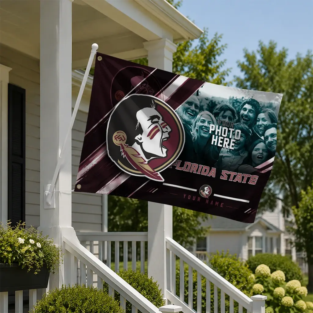 Florida State Seminoles House Flag Customized Diagonal Stripes Garnet New Arrival Florida State Seminoles House Flag Customized Diagonal Stripes Garnet New Arrival