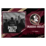 Florida State Seminoles House Flag Personalized Framed Photo Garnet Black Best Selling