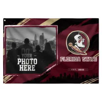 Florida State Seminoles House Flag Personalized Framed Photo Garnet Black Best Selling