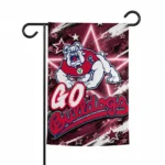 Fresno State Bulldogs Garden Flag Custom Glowing Star Red Best Selling