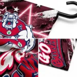 Fresno State Bulldogs Garden Flag Custom Glowing Star Red Best Selling