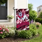 Fresno State Bulldogs Garden Flag Custom Glowing Star Red Best Selling