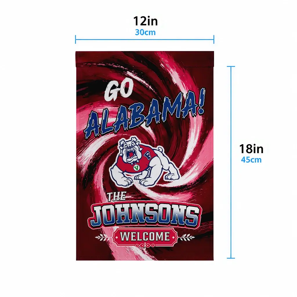 Fresno State Bulldogs Garden Flag Custom Swirl Vortex Red High Quality Fresno State Bulldogs Garden Flag Custom Swirl Vortex Red High Quality