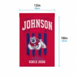 Fresno State Bulldogs Garden Flag Customized Distressed Stripes Red Best Selling