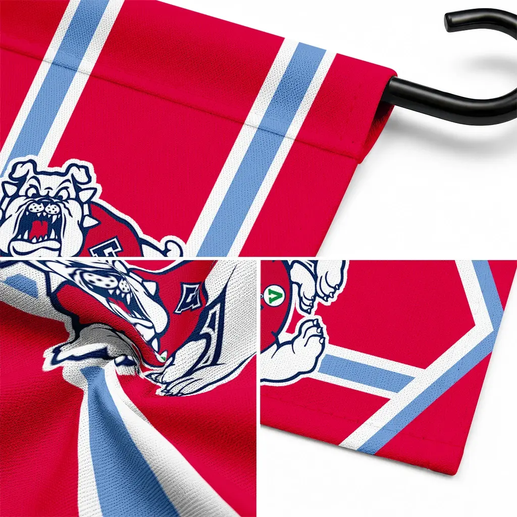 Fresno State Bulldogs Garden Flag Personalized Chevron Stripes Red Latest Model Fresno State Bulldogs Garden Flag Personalized Chevron Stripes Red Latest Model