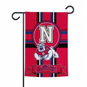 Fresno State Bulldogs Garden Flag Personalized Circle Medallion Red Best Selling
