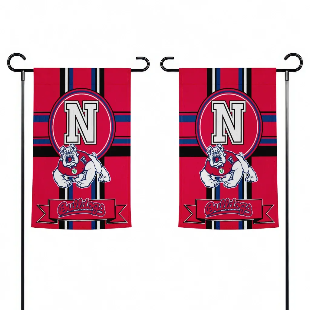Fresno State Bulldogs Garden Flag Personalized Circle Medallion Red Fashion Forward Fresno State Bulldogs Garden Flag Personalized Circle Medallion Red Fashion Forward