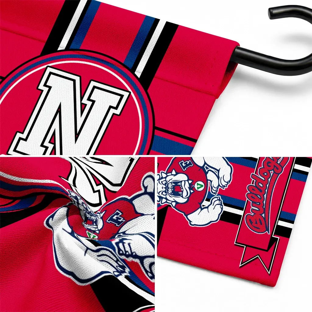Fresno State Bulldogs Garden Flag Personalized Circle Medallion Red Latest Model Fresno State Bulldogs Garden Flag Personalized Circle Medallion Red Latest Model