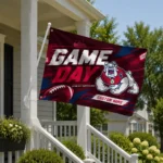 Fresno State Bulldogs House Flag Custom Action Streaks Red Best Selling