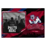 Fresno State Bulldogs House Flag Customized Framed Photo Red Black Best Selling