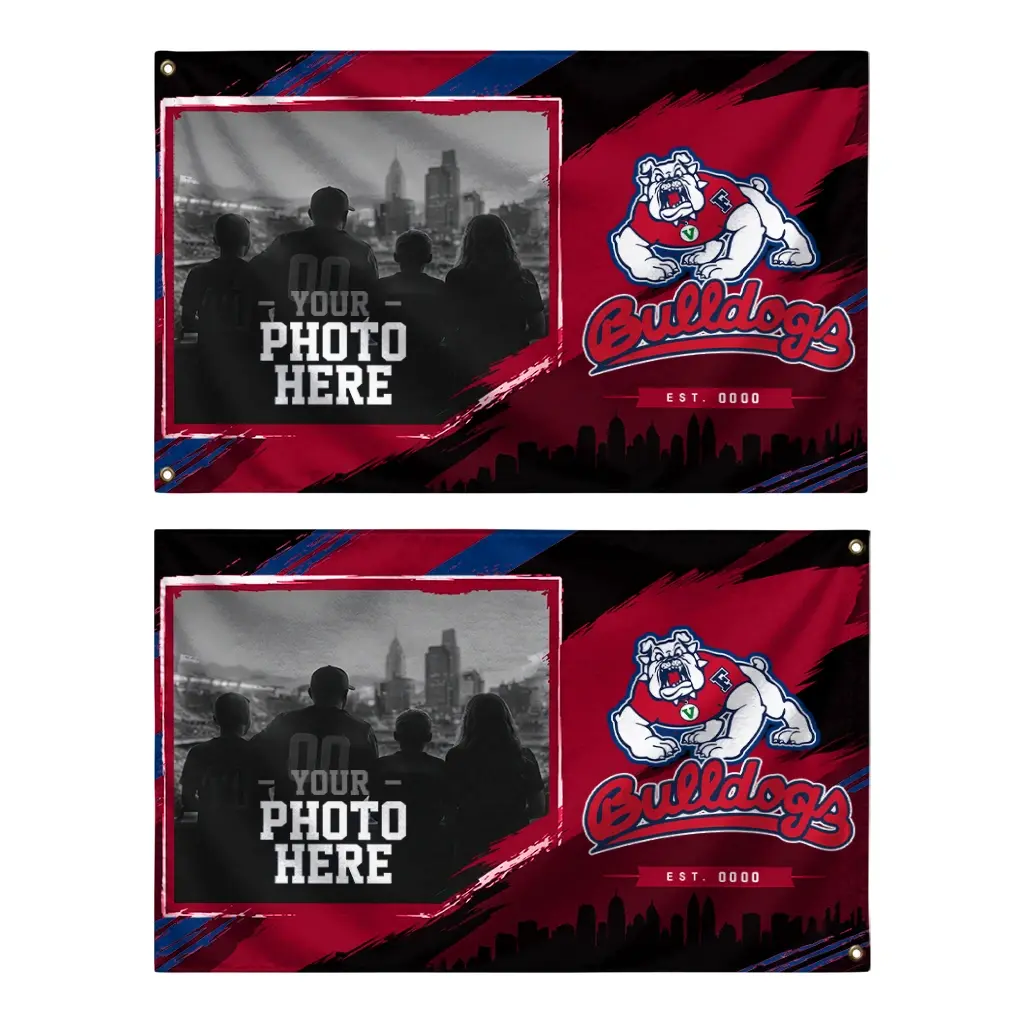 Fresno State Bulldogs House Flag Customized Framed Photo Red Black Fashion Forward Fresno State Bulldogs House Flag Customized Framed Photo Red Black Fashion Forward