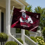 Fresno State Bulldogs House Flag Customized Speed Slashes Red Best Selling
