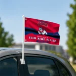 Fresno State Bulldogs House Flag Personalized Brushed Streaks Red Best Selling