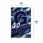 Georgetown Hoyas Garden Flag Customized Glowing Star Blue Best Selling