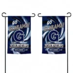 Georgetown Hoyas Garden Flag Customized Swirl Vortex Blue Best Selling