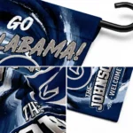 Georgetown Hoyas Garden Flag Customized Swirl Vortex Blue Best Selling