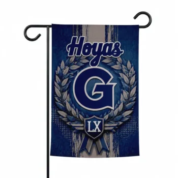 Georgetown Hoyas Garden Flag Personalized Laurel Wreath Blue Best Selling