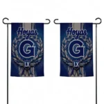 Georgetown Hoyas Garden Flag Personalized Laurel Wreath Blue Best Selling