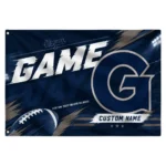 Georgetown Hoyas House Flag Customized Action Streaks Blue Best Selling