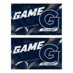 Georgetown Hoyas House Flag Customized Action Streaks Blue Best Selling