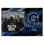 Georgetown Hoyas House Flag Personalized Framed Photo Blue Black Best Selling