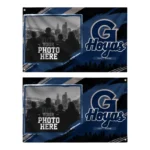 Georgetown Hoyas House Flag Personalized Framed Photo Blue Black Best Selling