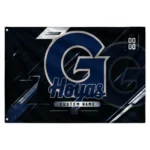 Georgetown Hoyas House Flag Personalized Speed Slashes Blue Best Selling