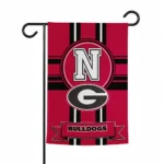 Georgia Bulldogs Garden Flag Customized Circle Medallion Red Best Selling
