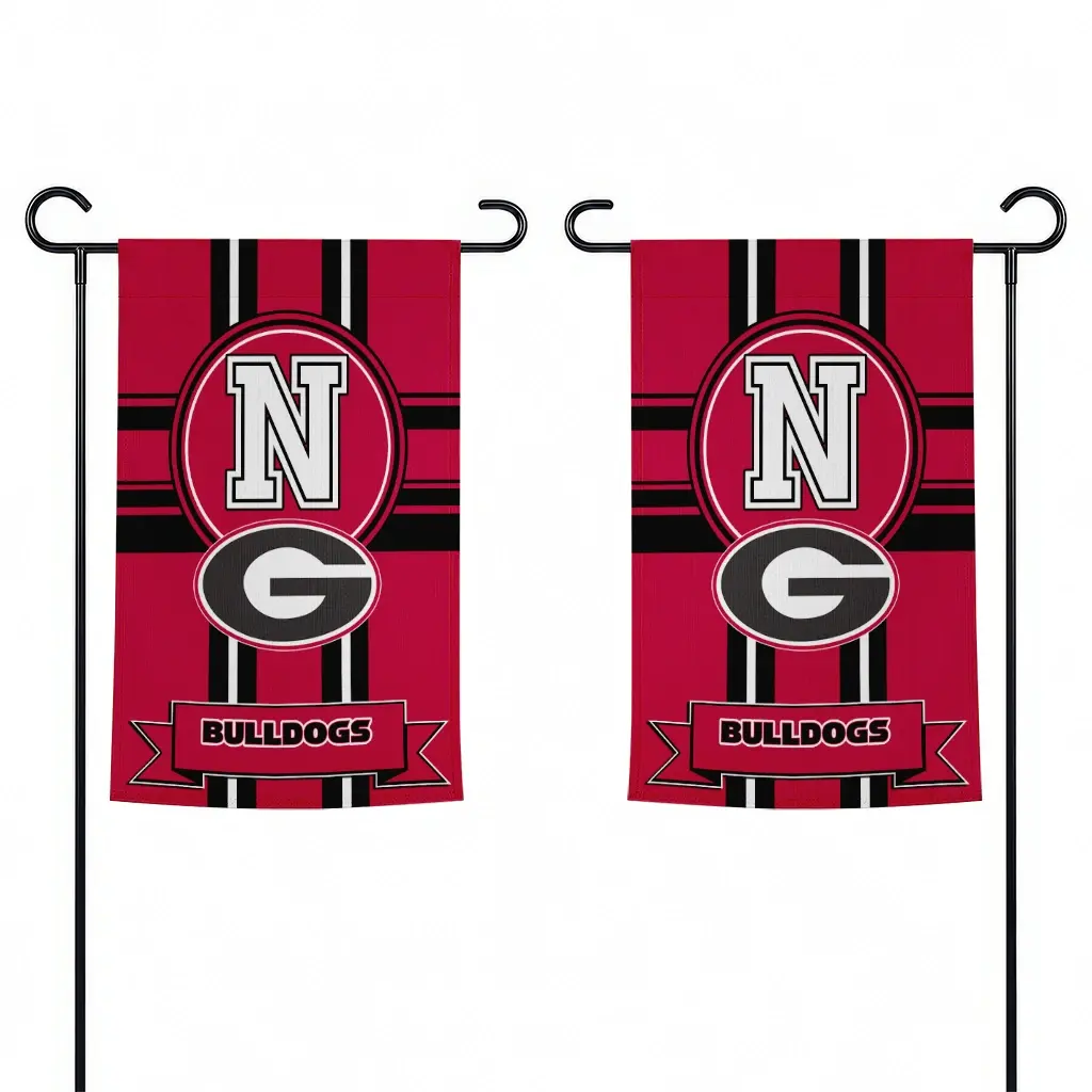 Georgia Bulldogs Garden Flag Customized Circle Medallion Red Fashion Forward Georgia Bulldogs Garden Flag Customized Circle Medallion Red Fashion Forward