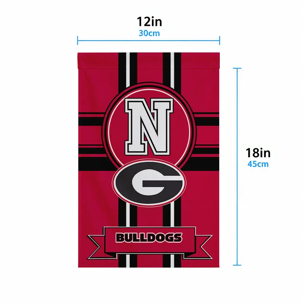 Georgia Bulldogs Garden Flag Customized Circle Medallion Red High Quality Georgia Bulldogs Garden Flag Customized Circle Medallion Red High Quality