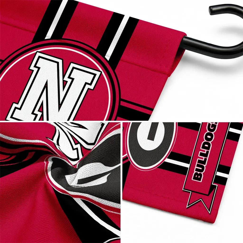 Georgia Bulldogs Garden Flag Customized Circle Medallion Red Latest Model Georgia Bulldogs Garden Flag Customized Circle Medallion Red Latest Model