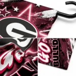 Georgia Bulldogs Garden Flag Personalized Glowing Star Red Best Selling