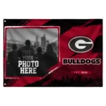 Georgia Bulldogs House Flag Custom Framed Photo Red Black Best Selling