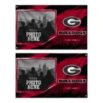Georgia Bulldogs House Flag Custom Framed Photo Red Black Best Selling